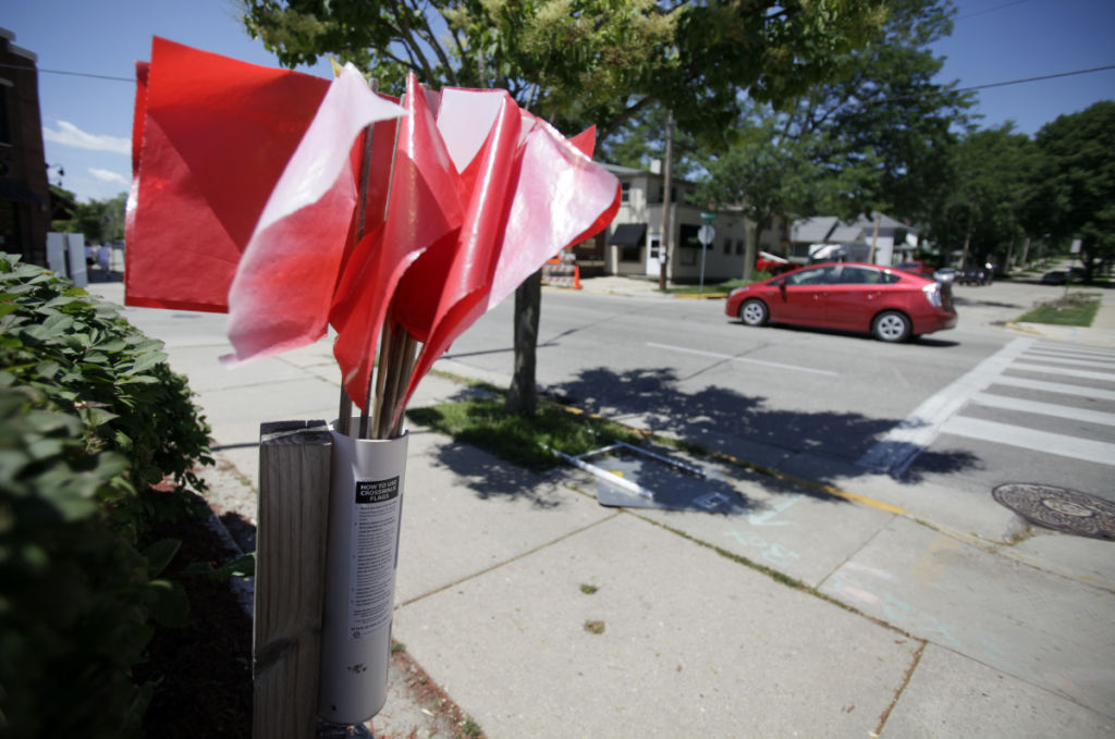 Crossing flags